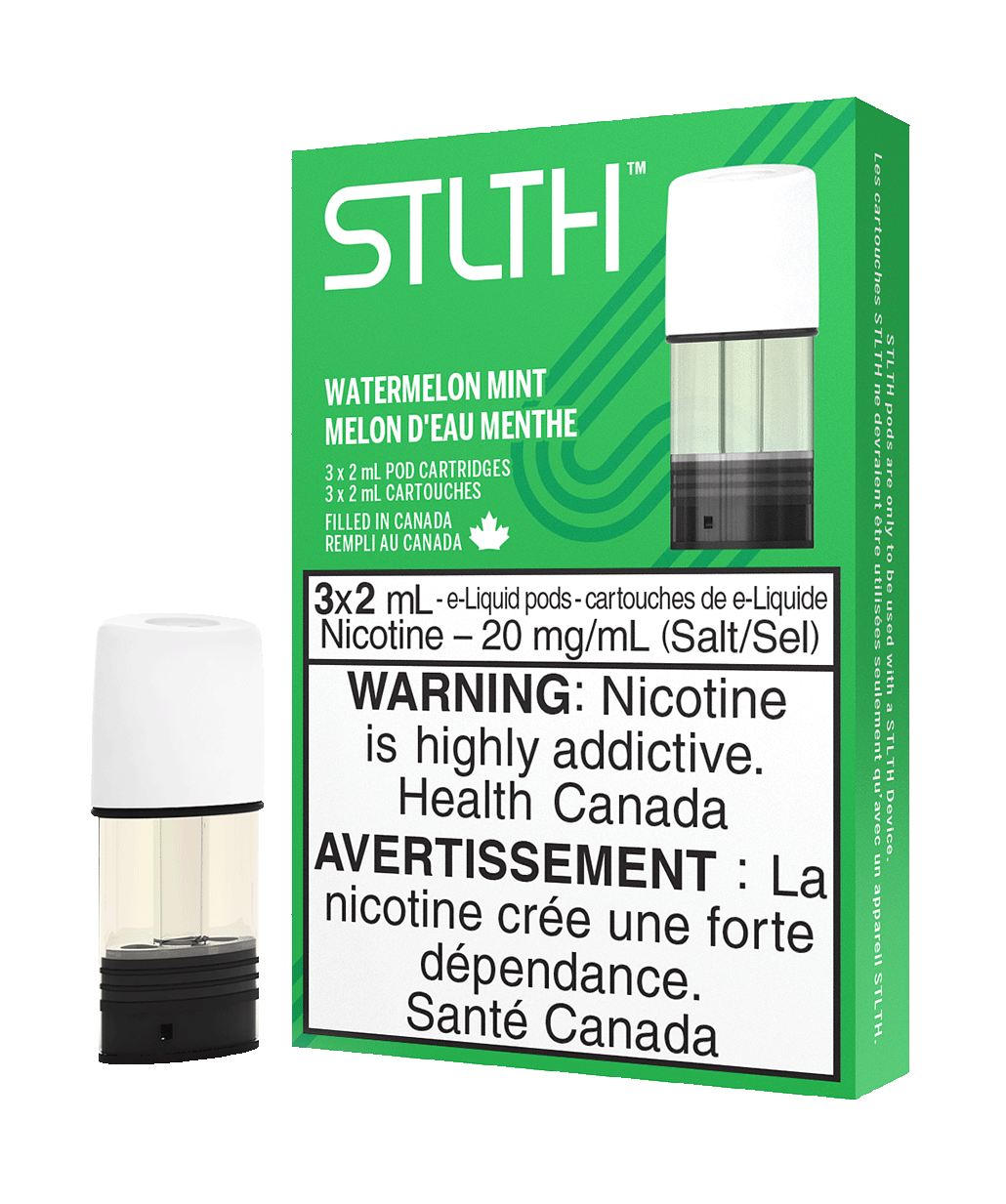 Stlth Bold50 pods Watermelon Mint 20mg/mL(Provincial)