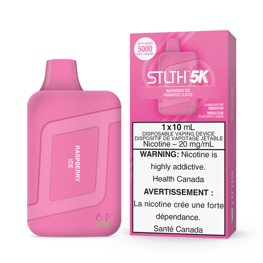 Stlth 5k Raspberry Ice disposable 20mg/mL disposable