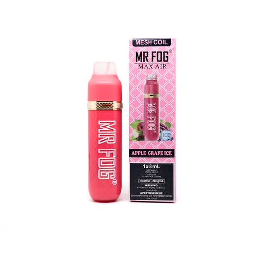 Mr fog max air 2500 Apple Grape Ice 20mg/mL  disposable