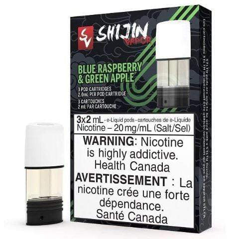 Shijin stlth pods Blue Raspberry + Green Apple 20mg/mL