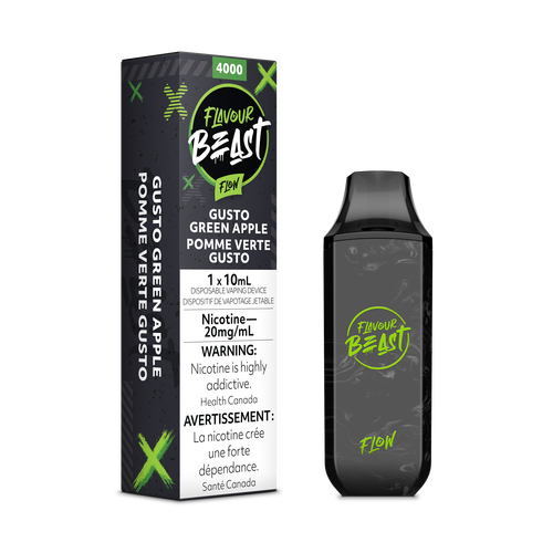 Flavour beast Flow Gusto green apple 20mg/mL disposable