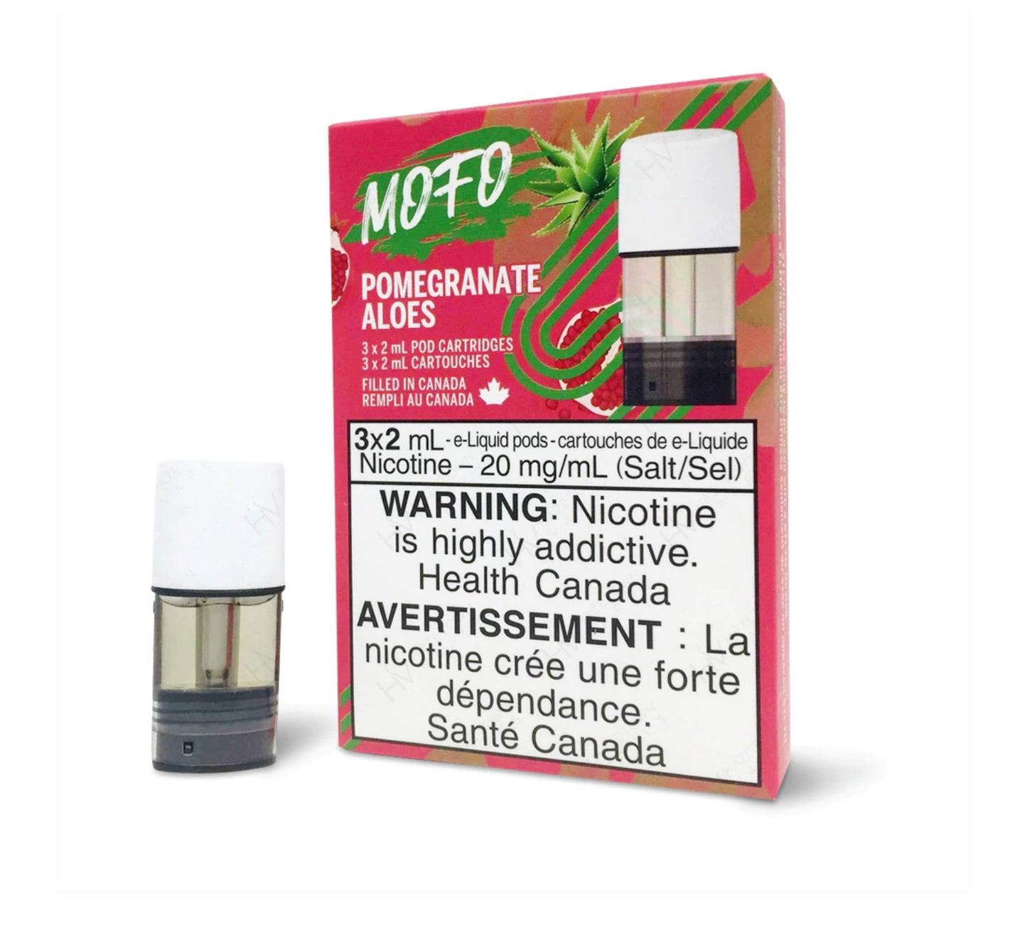 Mofo stlth pods Pomegranate Aloes  20mg/mL