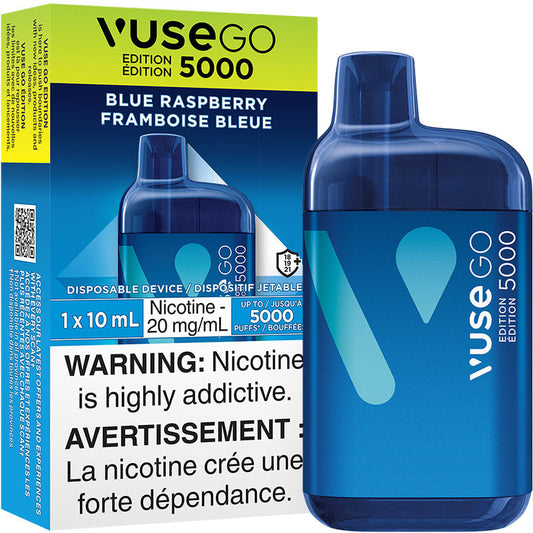 Vuse go 5000 Blue raspberry 20mg/mL disposable