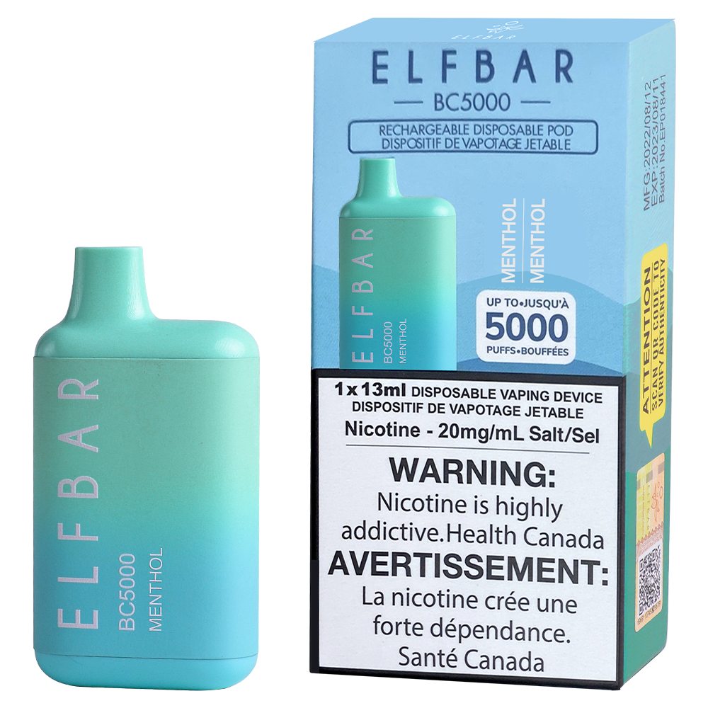 Elf bar BC5000 Menthol 20mg/mL disposable