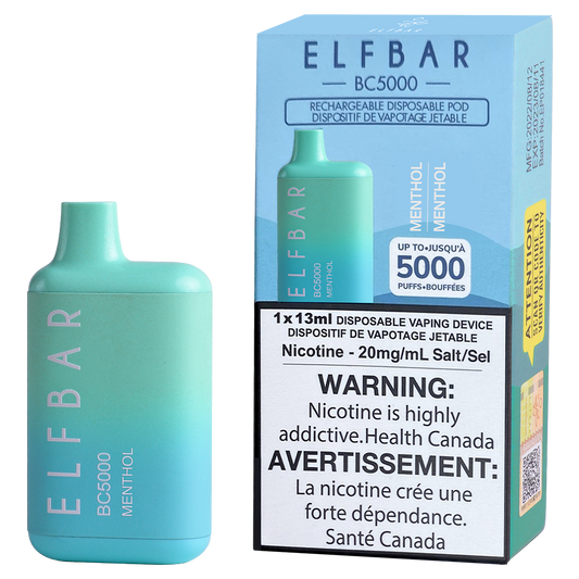 Elf bar BC5000 Menthol 20mg/mL disposable