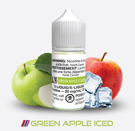 Lix green apple iced 10mg/ml 30ml
