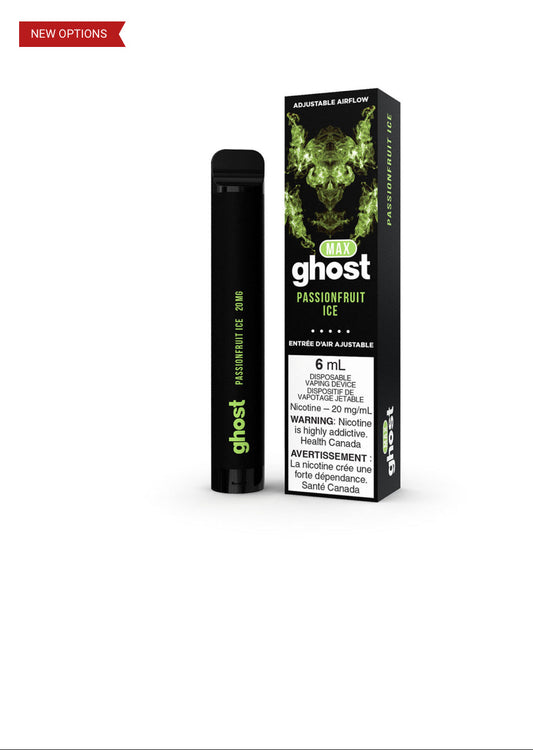 Ghost max 2000 Passionfruit ice 20mg/mL disposable