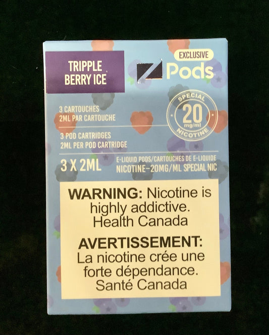 Zpods Triple Berry Ice 20mg/mL