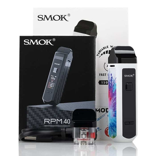 Smok RPM Bright Black Pod Mod Kit/Device