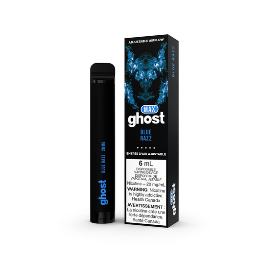 Ghost max 2000 Blue razz 20mg/mL disposable