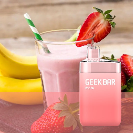 Geekbar B5000 Strawberry banana ice 20mg/mL disposable