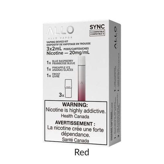 Allo sync Silver Red 20mg/mL starter kit