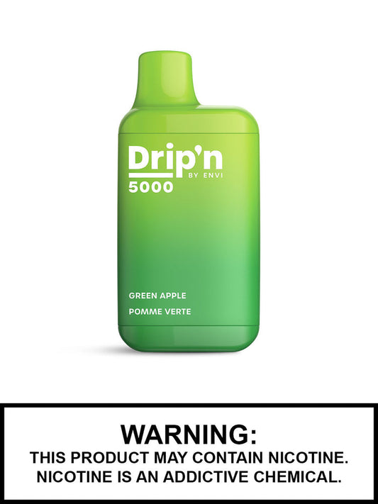Drip’n 5000 Green apple 20mg/mL disposable