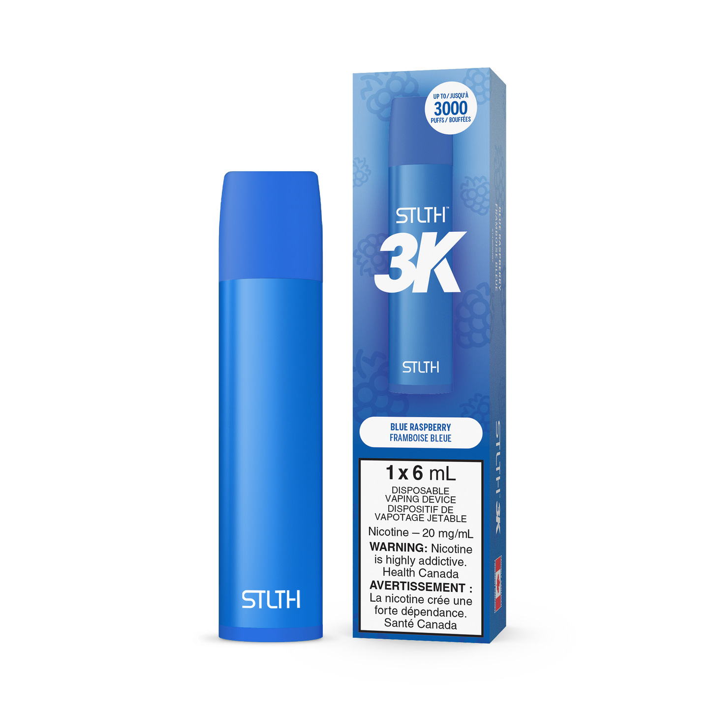 Stlth 3k Blue Raspberry 20mg/mL disposable(Provincial)