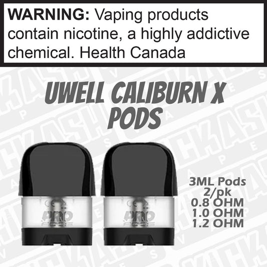 Caliburn X 1 ohm (2pack) replacement pods