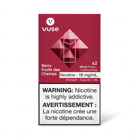 Vuse epod Berry 18mg/mL ×2