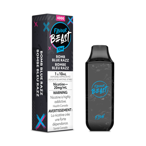 Flavour beast Flow Bomb blue razz 20mg/mL disposable