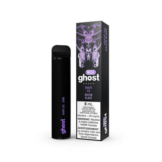 Ghost mega 3000 Grape ice 20mg/mL disposable