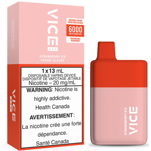 Vice box 6000 Strawberry ice 20mg/mL disposable