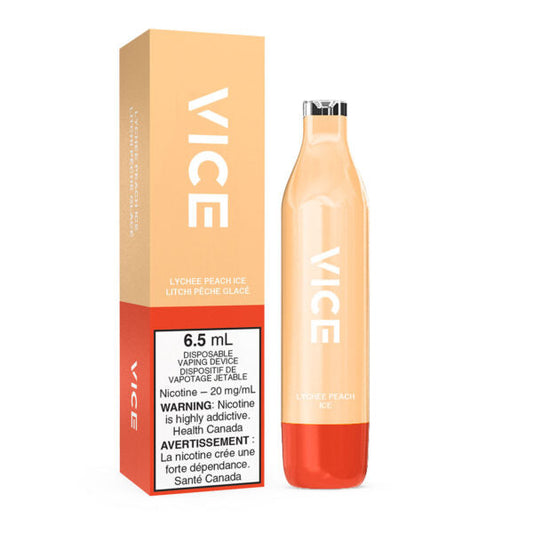 Vice 2500 Lychee Peach Ice 20mg/mL disposable