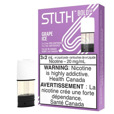 Stlth Bold50 pods Grape Ice 20mg/mL