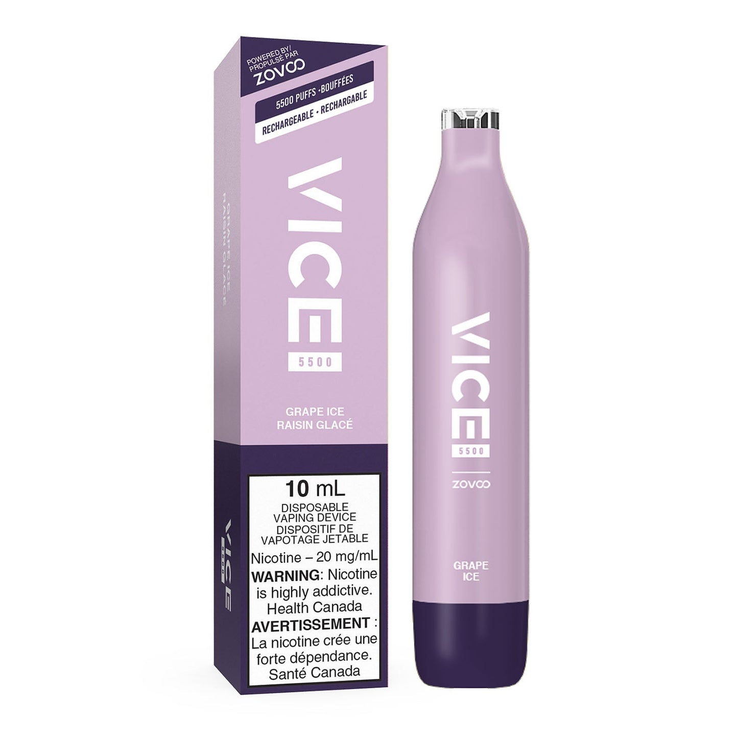 Vice 5500 Grape Ice 20mg/mL disposable