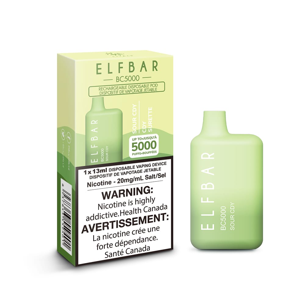 Elf Bar BC5000 Sour CDY 20mg/mL disposable