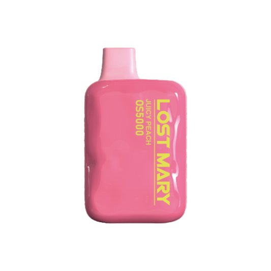 Lost mary 5000 Juicy peach ice 20mg/mL disposable