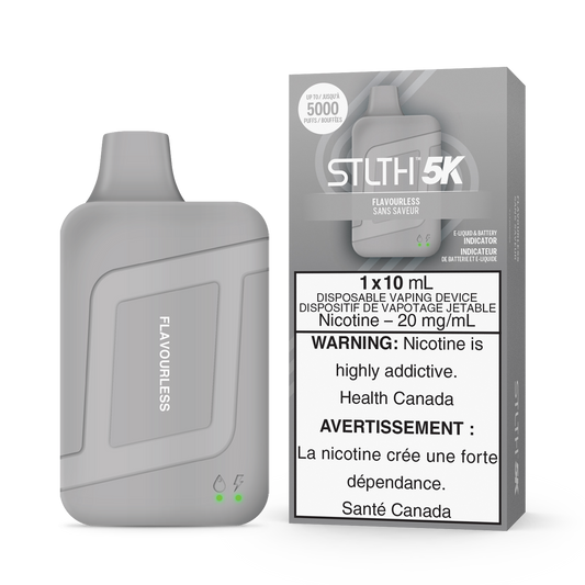 Stlth 5k Flavourless disposable 20mg/mL disposable