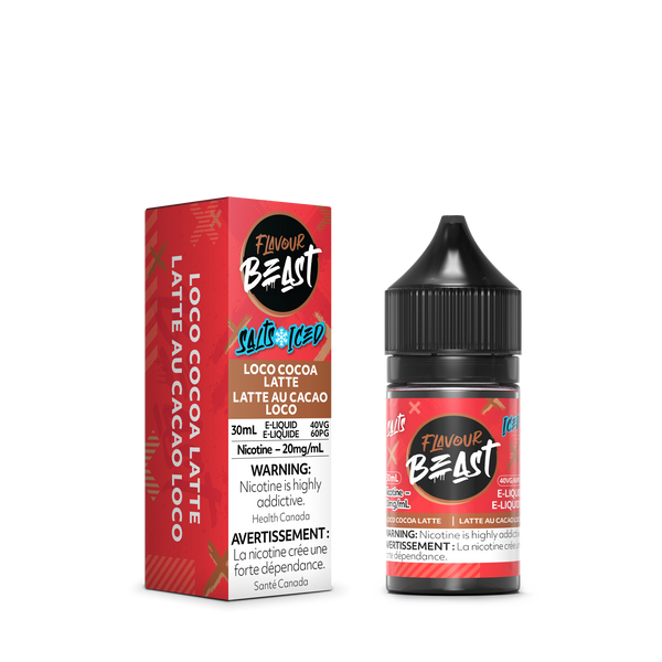 Flavour Beast e-liquid Loco Cocoa Latte Iced 20mg/mL-30mL