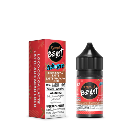 Flavour Beast e-liquid Loco Cocoa Latte Iced 20mg/mL-30mL