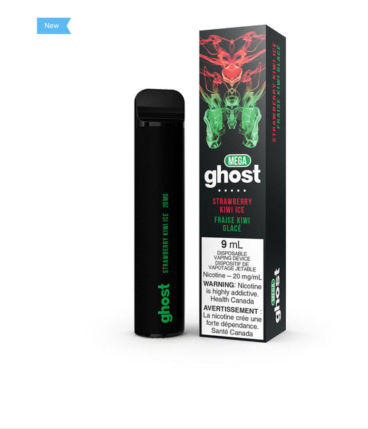 Ghost mega 3000 Strawberry kiwi ice 20mg/mL disposable