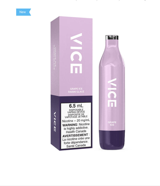 Vice 2500 Grape ice 20mg/mL disposable