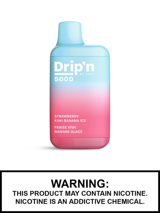 Drip’n 5000 Strawberry kiwi banana ice 20mg/mL disposable